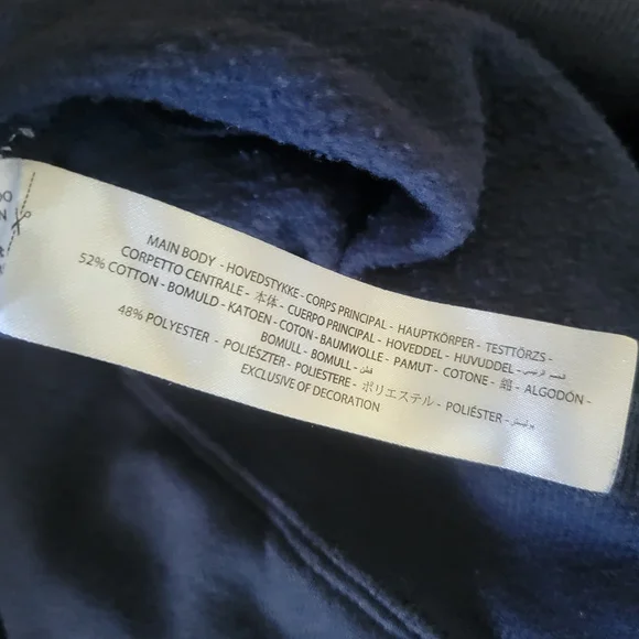 ARIAT REAL Hoodie Womens Navy Blue/Serape Logo Womens Size Small - Picture 6 of 6